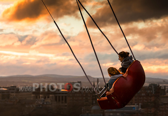 Star Flyer over the West of Edinburgh