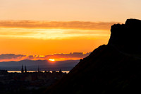 Salisbury Crags Sunset