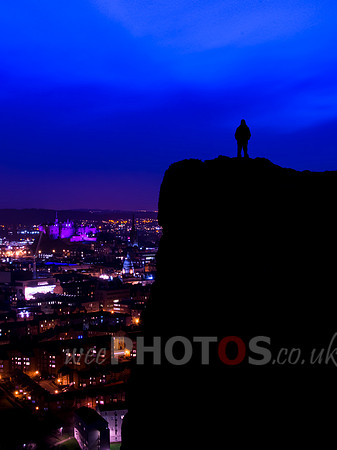 Man on the edge